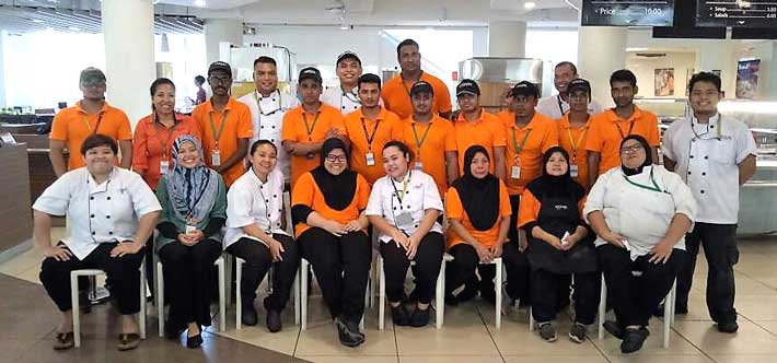 Cezars Kitchen staff Malaysia